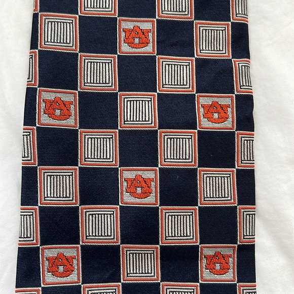Auburn Tie 100% Silk 57" The RAH-RAH Collection - Picture 4 of 4